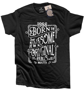 Koszulka na urodziny Born To Be Awesome